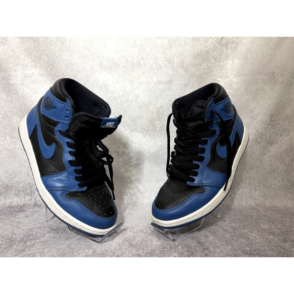 Nike Air Jordan 1 Mid Men’s Size 9 Blue Black Sneakers AJ1 Retro